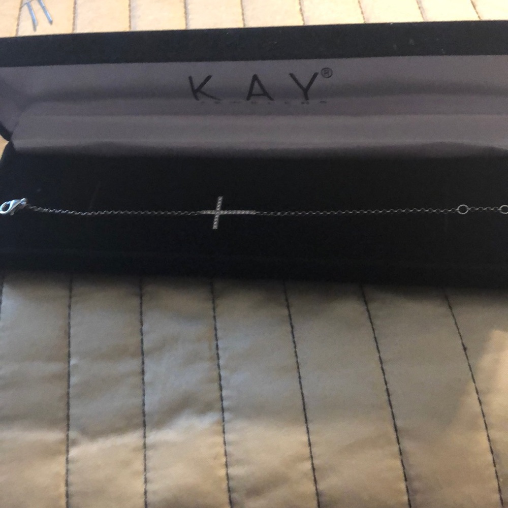 Sideways cross bracelet Kay Jewelers